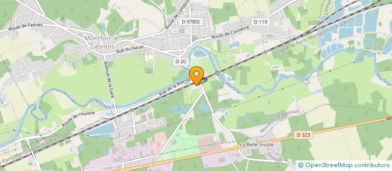 localisation de l'entreprise MONSIEUR MAXENCE HURON  MONTFORT-LE-GESNOIS