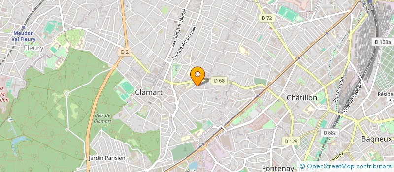 localisation de l'entreprise MONSIEUR MAXENCE JACOB à CLAMART