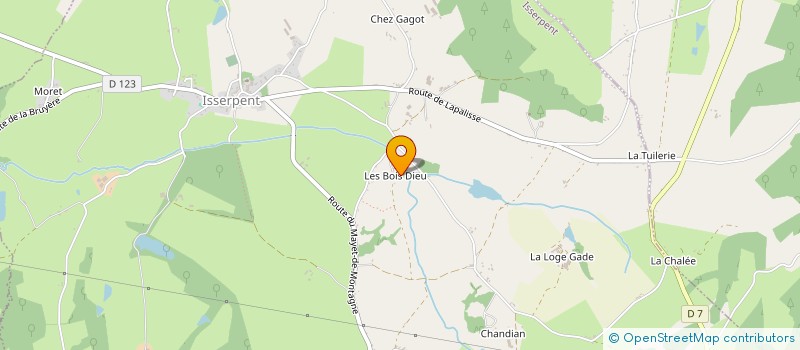 localisation de l'entreprise MONSIEUR MAXENCE JACQUIER  ISSERPENT