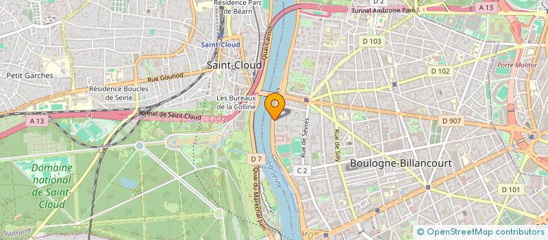 localisation de l'entreprise MONSIEUR MAXENCE JACQUIN à BOULOGNE-BILLANCOURT