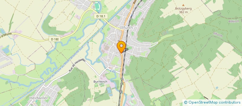 localisation de l'entreprise MONSIEUR MAXENCE JUNG  ILLFURTH