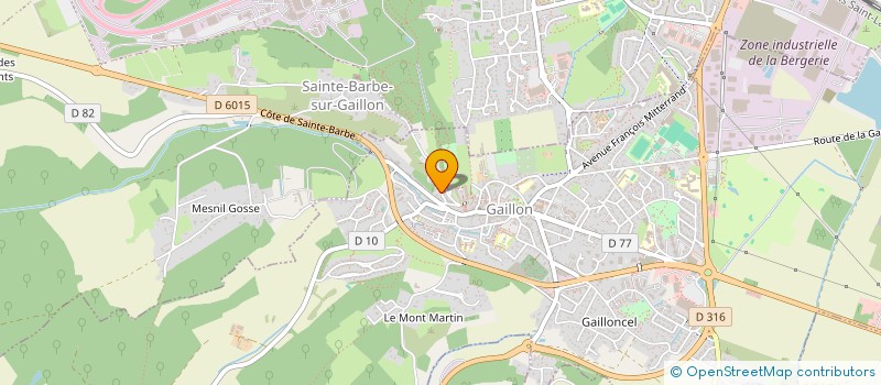 localisation de l'entreprise MONSIEUR MAXENCE KNOPT  GAILLON