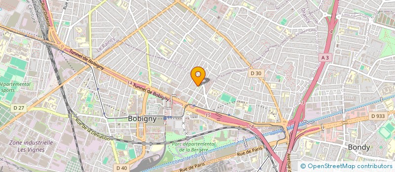 localisation de l'entreprise MONSIEUR MAXENCE KUONGO à BOBIGNY