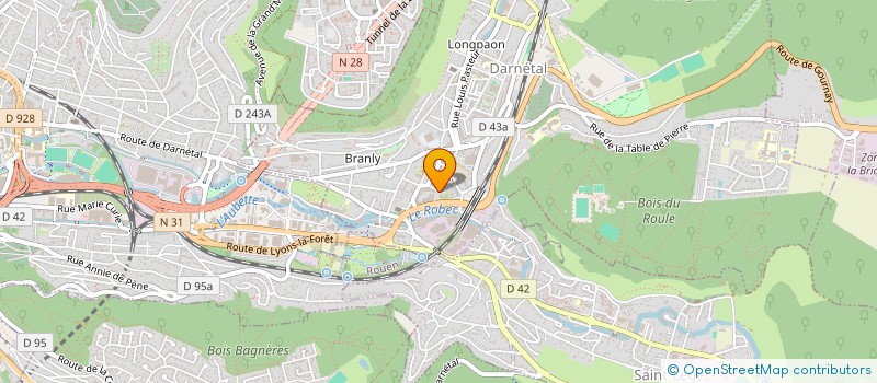 localisation de l'entreprise MONSIEUR MAXENCE LABRE  DARNETAL