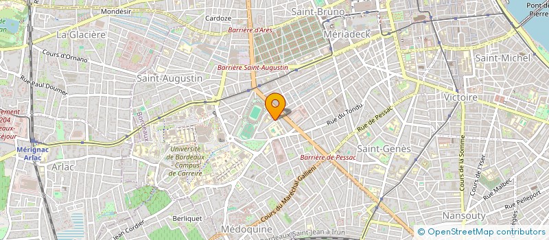 localisation de l'entreprise MONSIEUR MAXENCE LACAM  BORDEAUX