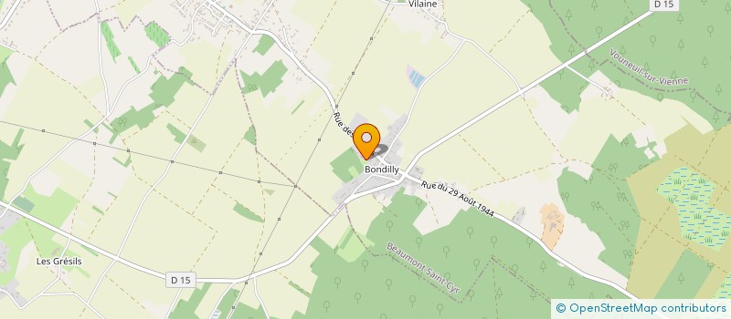 localisation de l'entreprise MONSIEUR MAXENCE LAMBERT  BEAUMONT SAINT-CYR