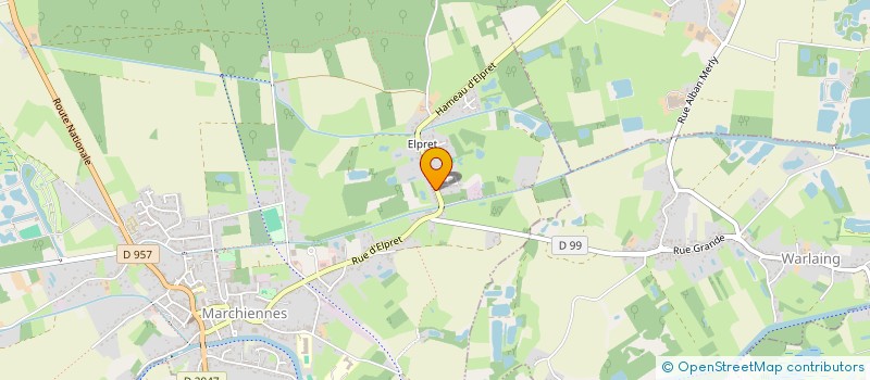 localisation de l'entreprise MONSIEUR MAXENCE LAMBLIN  MARCHIENNES