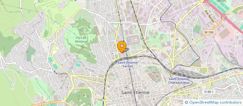 localisation de l'entreprise MONSIEUR MAXENCE LAMI  SAINT-ETIENNE