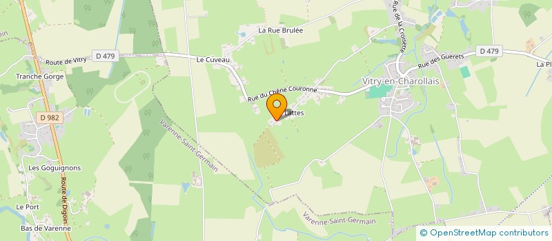 localisation de l'entreprise MONSIEUR MAXENCE LANGLAUDE  VITRY-EN-CHAROLLAIS