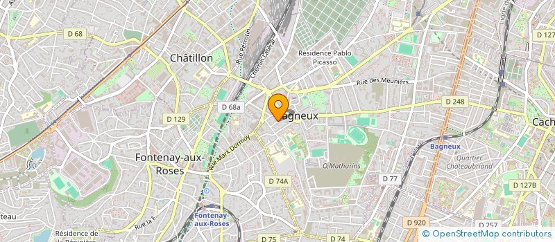 localisation de l'entreprise MONSIEUR MAXENCE LARGET à BAGNEUX