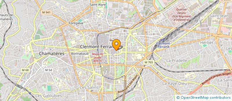 localisation de l'entreprise MONSIEUR MAXENCE LARIVIERE  CLERMONT-FERRAND