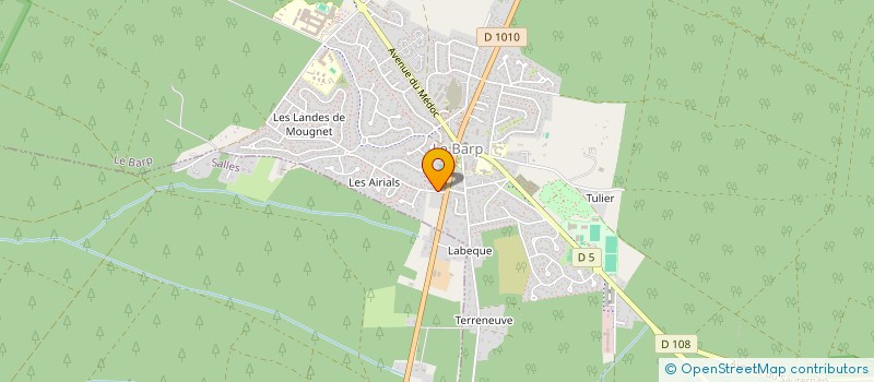 localisation de l'entreprise MONSIEUR MAXENCE LASSEZ  LE BARP