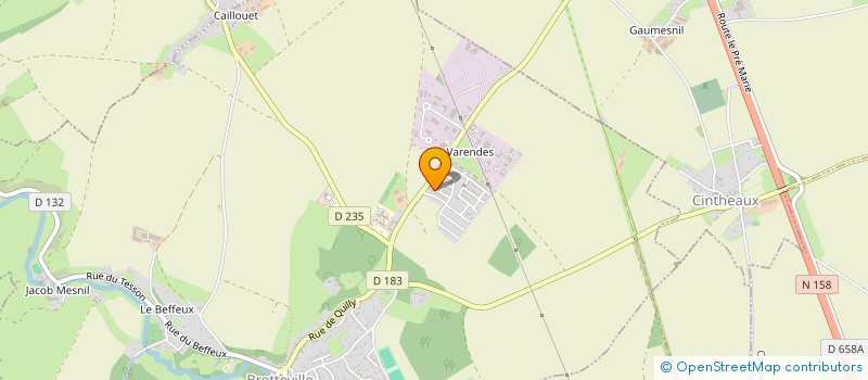 localisation de l'entreprise MONSIEUR MAXENCE LE GUILLARM  BRETTEVILLE-SUR-LAIZE