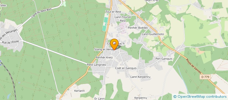 localisation de l'entreprise MONSIEUR MAXENCE LE MEZO  CAMORS