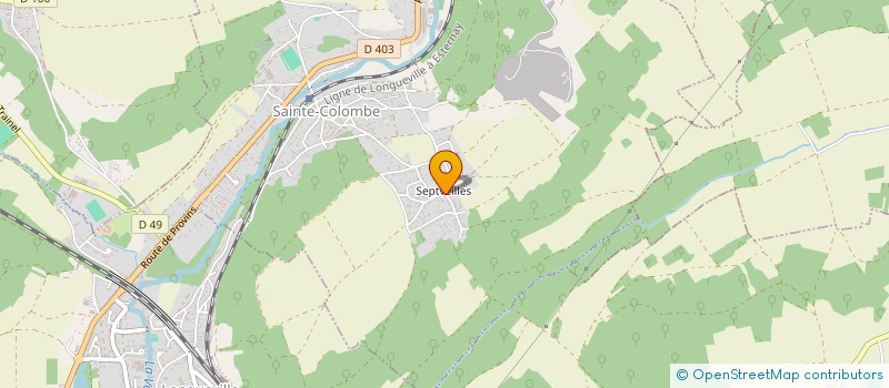 localisation de l'entreprise MONSIEUR MAXENCE LEBLANC à SAINTE-COLOMBE