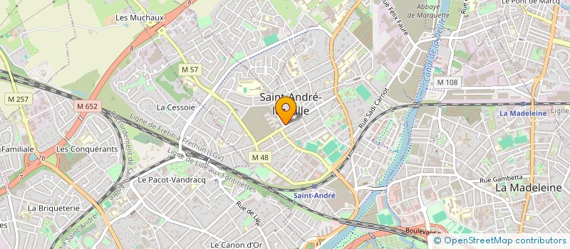 localisation de l'entreprise MONSIEUR MAXENCE LECLERE à HENIN-BEAUMONT