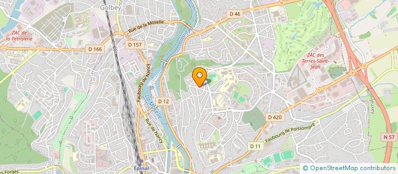 localisation de l'entreprise MONSIEUR MAXENCE LECOMTE  EPINAL