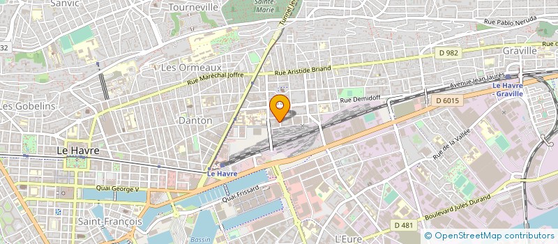 localisation de l'entreprise MONSIEUR MAXENCE LEFEBVRE  LE HAVRE