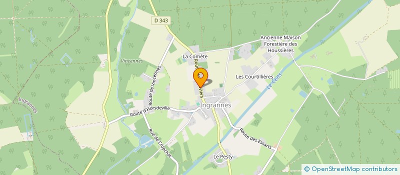 localisation de l'entreprise MONSIEUR MAXENCE LEITE à INGRANNES