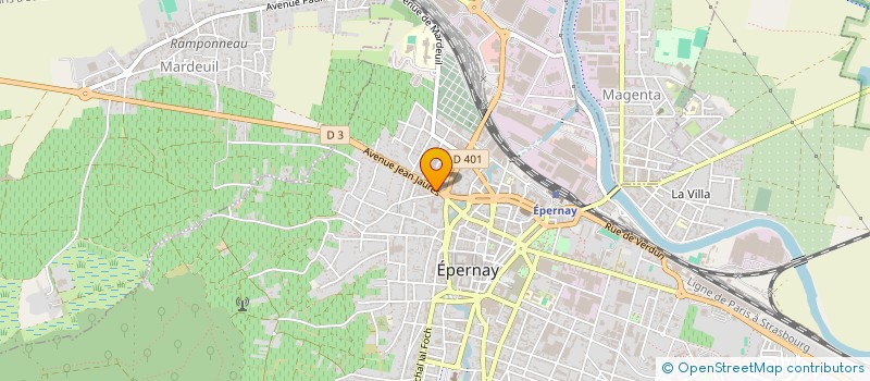 localisation de l'entreprise MONSIEUR MAXENCE LENFANT LANTONNY DIT LANTONNY  EPERNAY