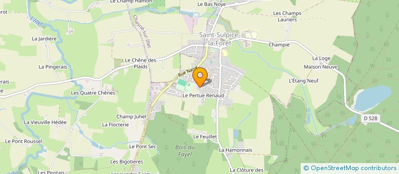localisation de l'entreprise MONSIEUR MAXENCE LEROY  SAINT-SULPICE-LA-FORET