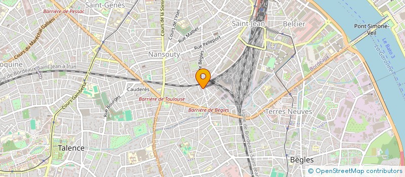 localisation de l'entreprise MONSIEUR MAXENCE LEROY  BORDEAUX