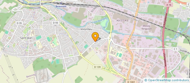 localisation de l'entreprise MONSIEUR MAXENCE LEROY  BEAUVAIS