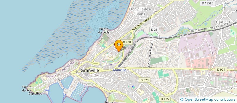 localisation de l'entreprise MONSIEUR MAXENCE LESCHIERA  GRANVILLE