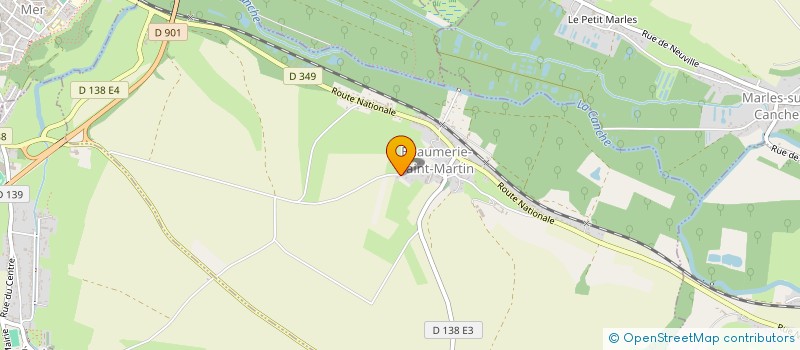 localisation de l'entreprise MONSIEUR MAXENCE LIBERT  BEAUMERIE-SAINT-MARTIN