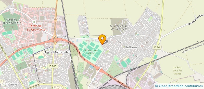 localisation de l'entreprise MONSIEUR MAXENCE LOISEAU  BETHENY