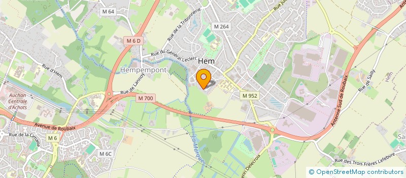 localisation de l'entreprise MONSIEUR MAXENCE LORTHIOS  HEM