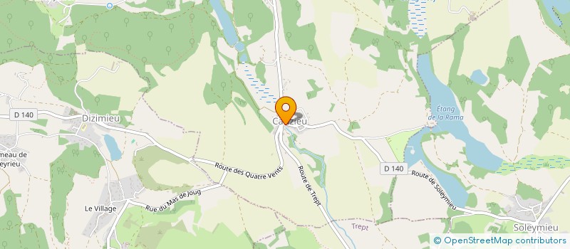 localisation de l'entreprise MONSIEUR MAXENCE LOTHE  SICCIEU-SAINT-JULIEN-ET-CARISIEU