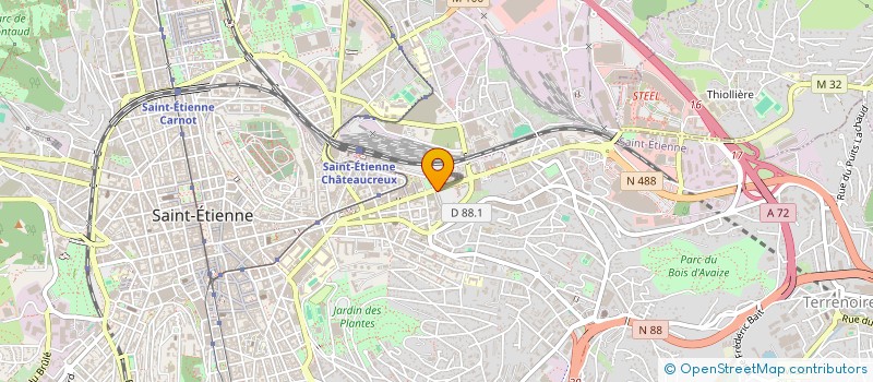 localisation de l'entreprise MONSIEUR MAXENCE MACIEL  SAINT-ETIENNE