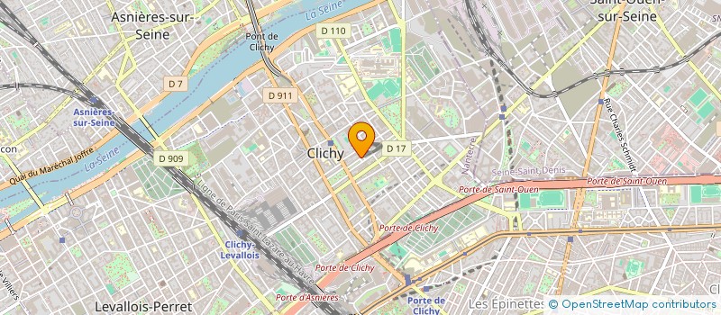 localisation de l'entreprise MONSIEUR MAXENCE MAERTEN à CLICHY
