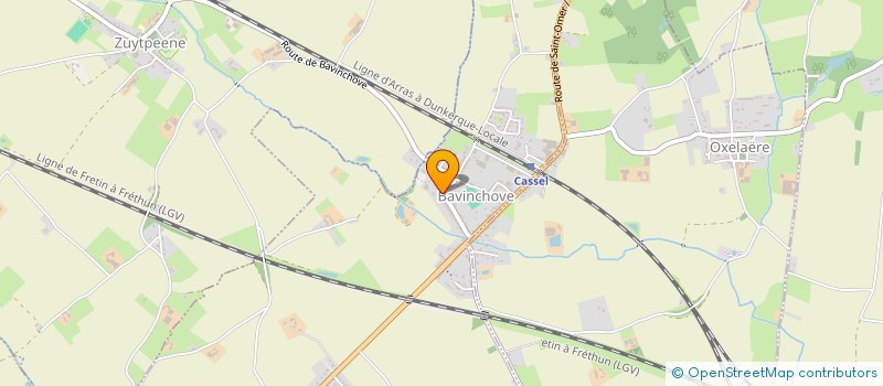 localisation de l'entreprise MONSIEUR MAXENCE MAES  NOORDPEENE