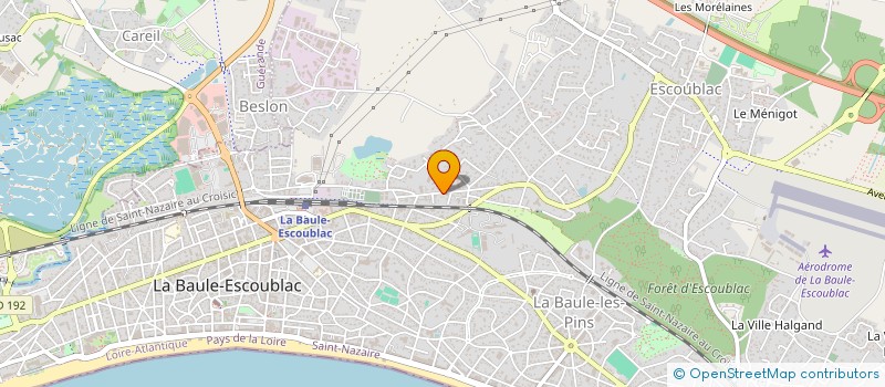 localisation de l'entreprise MONSIEUR MAXENCE MAHIEUX à LA BAULE-ESCOUBLAC