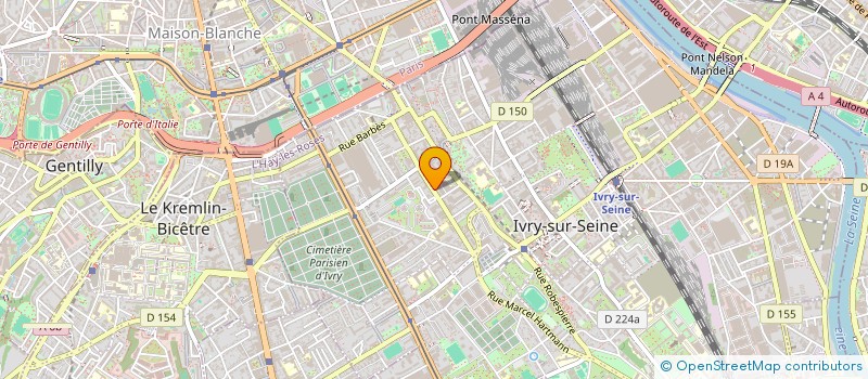 localisation de l'entreprise MONSIEUR MAXENCE MAIRE  IVRY-SUR-SEINE