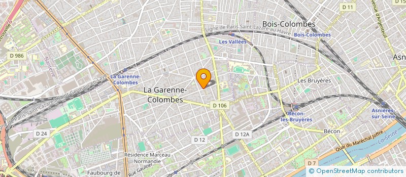 localisation de l'entreprise MONSIEUR MAXENCE MARCAIRE à LA GARENNE-COLOMBES