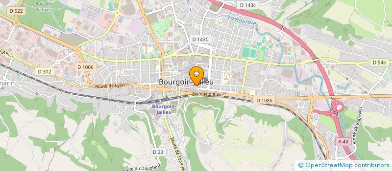 localisation de l'entreprise MONSIEUR MAXENCE MARIN DIT DAY  BOURGOIN-JALLIEU