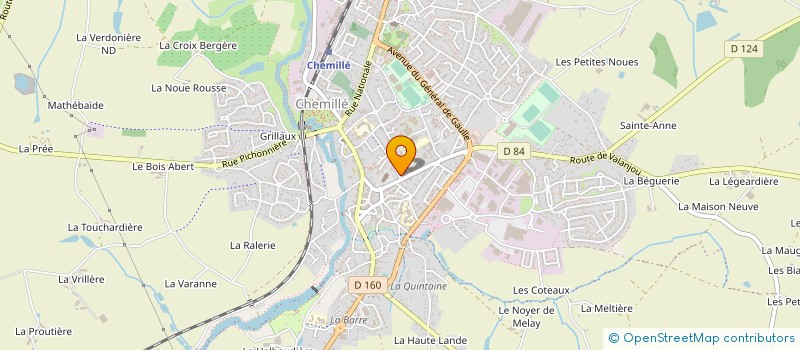 localisation de l'entreprise MONSIEUR MAXENCE MARTIN  CHEMILLE-EN-ANJOU