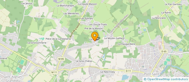 localisation de l'entreprise MONSIEUR MAXENCE MAXENCE BROSSAULT  SAINT-AIGNAN-GRANDLIEU