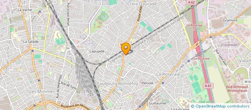 localisation de l'entreprise MONSIEUR MAXENCE MAYER  TOULOUSE