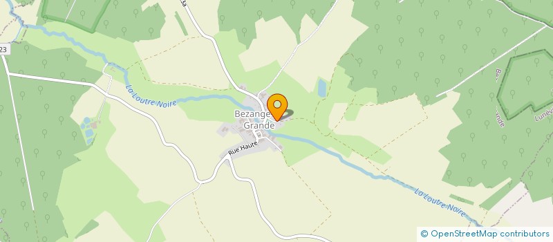 localisation de l'entreprise MONSIEUR MAXENCE MEILENDER  BEZANGE-LA-GRANDE