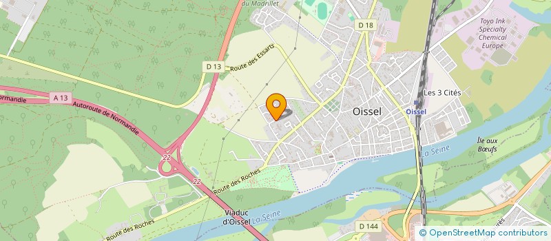 localisation de l'entreprise MONSIEUR MAXENCE MENARD à OISSEL