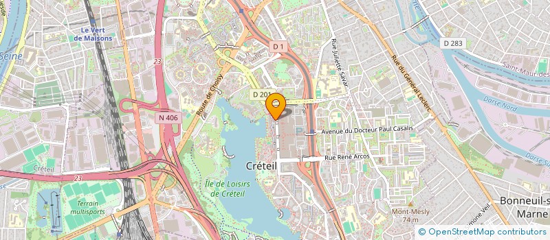 localisation de l'entreprise MONSIEUR MAXENCE MENDY  CRETEIL