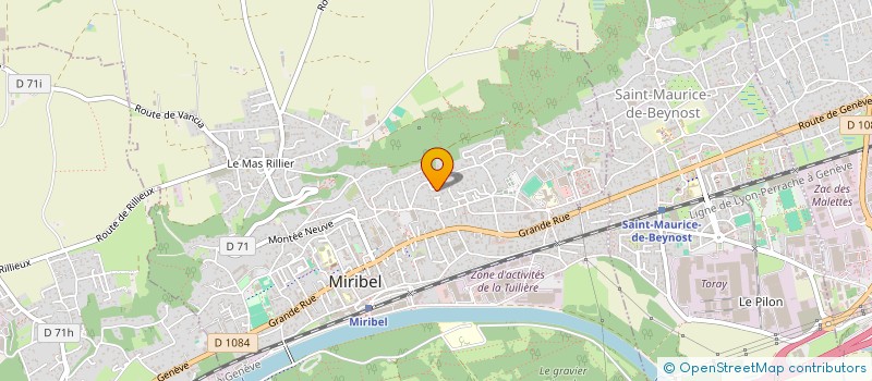 localisation de l'entreprise MONSIEUR MAXENCE MICHELI à MIRIBEL