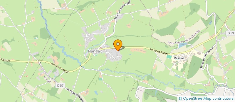 localisation de l'entreprise MONSIEUR MAXENCE MONTET  NANDAX