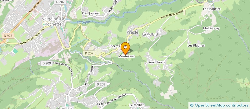 localisation de l'entreprise MONSIEUR MAXENCE MOREL  PRESLE