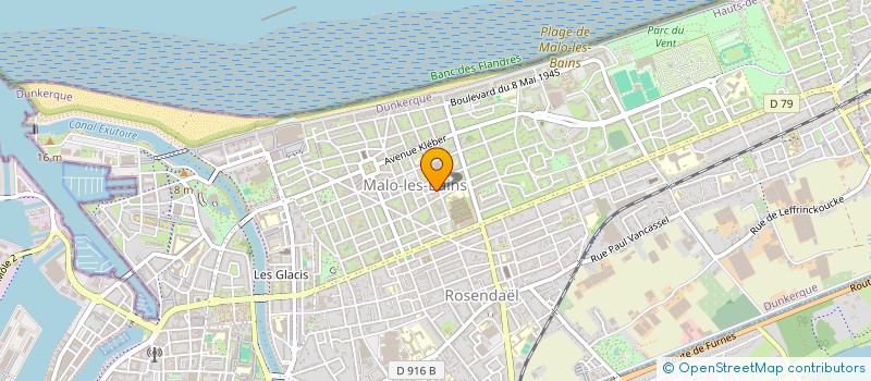 localisation de l'entreprise MONSIEUR MAXENCE MORLION  DUNKERQUE