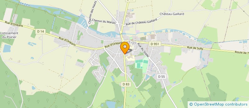 localisation de l'entreprise MONSIEUR MAXENCE MOUSSET à TIGY